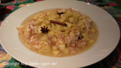 Ananas-Curry mit Zitronen-Raita