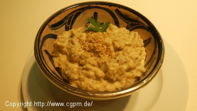 Baba Ganough – Auberginen Püree mit Sesam Paste