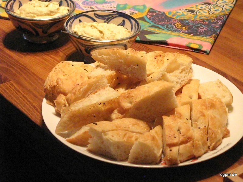 Focaccia mit Bresso Provençal