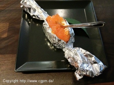 Folien Kartoffel mit Lachs Tatar