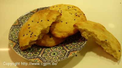Naan Brot - Fladenbrot