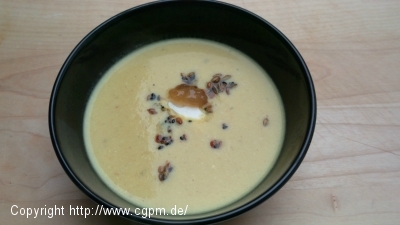 Blumenkohl-Curry-Creme-Suppe