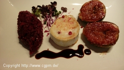 Rotkohlchutney zu karamelisierten Feigen