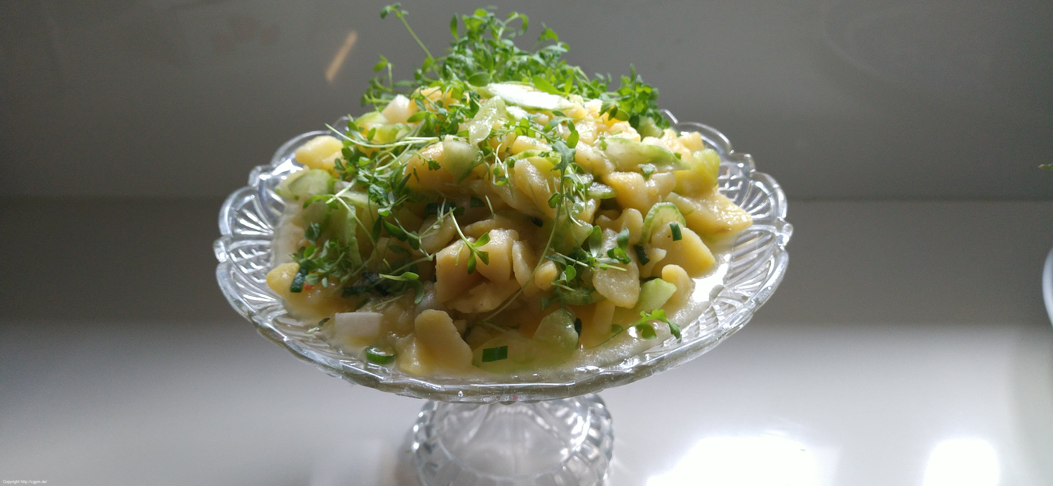 4 Kartoffelsalat mit Gurke