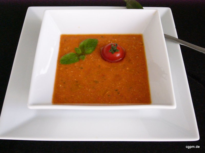 Gazpacho, kalte Gemüsesuppe