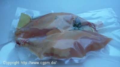 Sous vide Perlhuhn Supreme mit Tasmania-Pfeffer