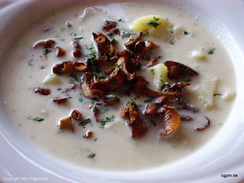 Recipe Kartoffelsuppe mit gerösteter Blutwurst oder mit gebratenen ...