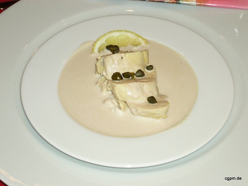 Pollo Tonnato -                Maishuhnbrüstchen    in Thunfischsauce