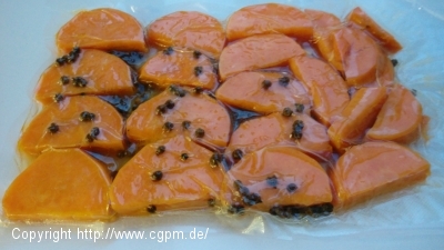 Sous Vide Süßkartoffel mit Szechuan-Pfeffer